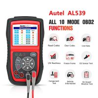 Autel AutoLink AL539 OBDII Electrical Test Tool Auto AL 539 OBD2 Scanner Internet Update Voltage Circuit Start Tester PK AL539B