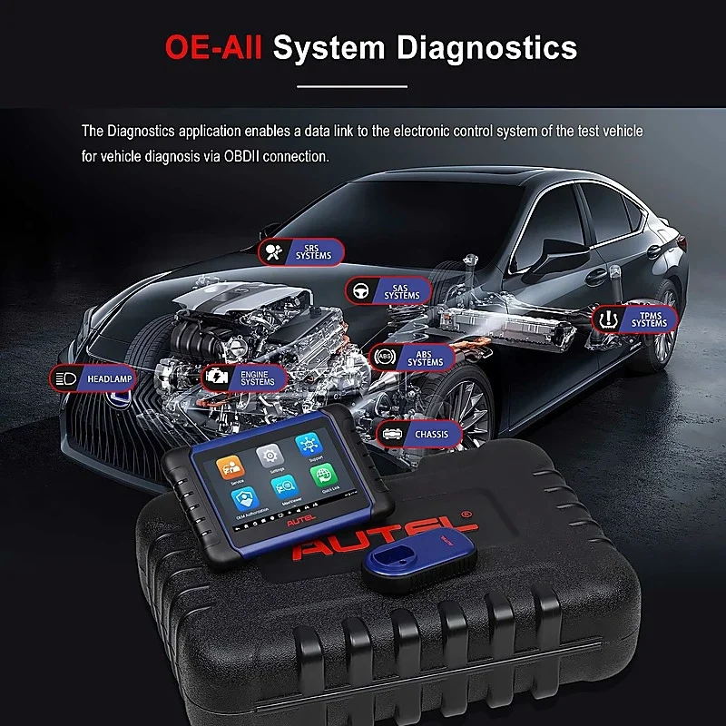 Autel MaxiIM IM508S Key Programmer & Immobilizer Tool with XP200 — 34+ Services, No IP Limit, Free G-Box3