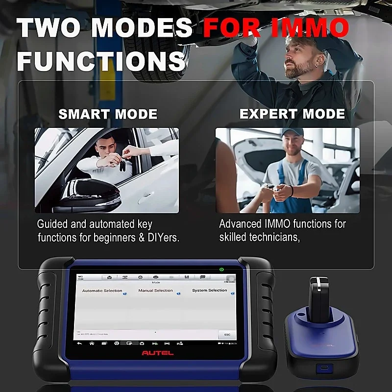 Autel MaxiIM IM508S Key Programmer & Immobilizer Tool with XP200 — 34+ Services, No IP Limit, Free G-Box3