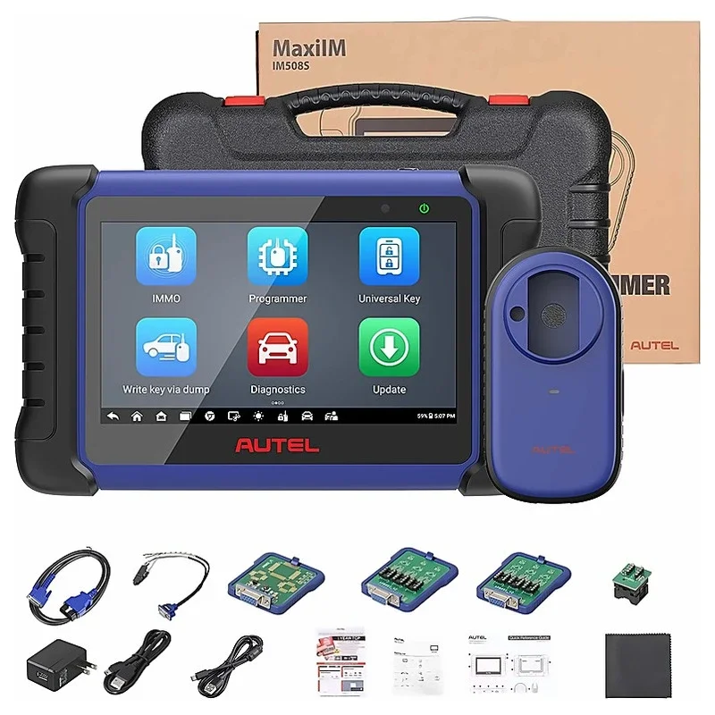 Autel MaxiIM IM508S Key Programmer & Immobilizer Tool with XP200 — 34+ Services, No IP Limit, Free G-Box3