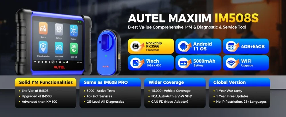 Autel IM508S main unit