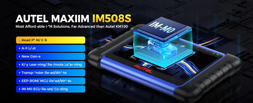 IM508S maintenance services interface