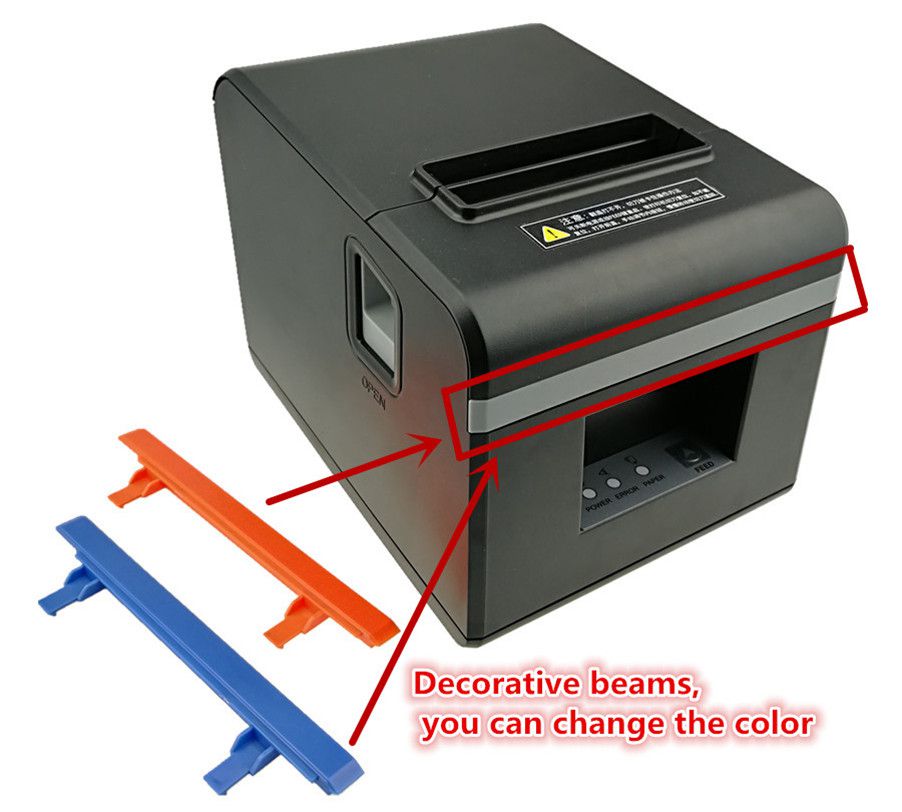 XP-N160II 80mm auto cutter thermal receipt printer POS printer with usb/Ethernet/bluetoot for Hotel/Kitchen/Restaurant