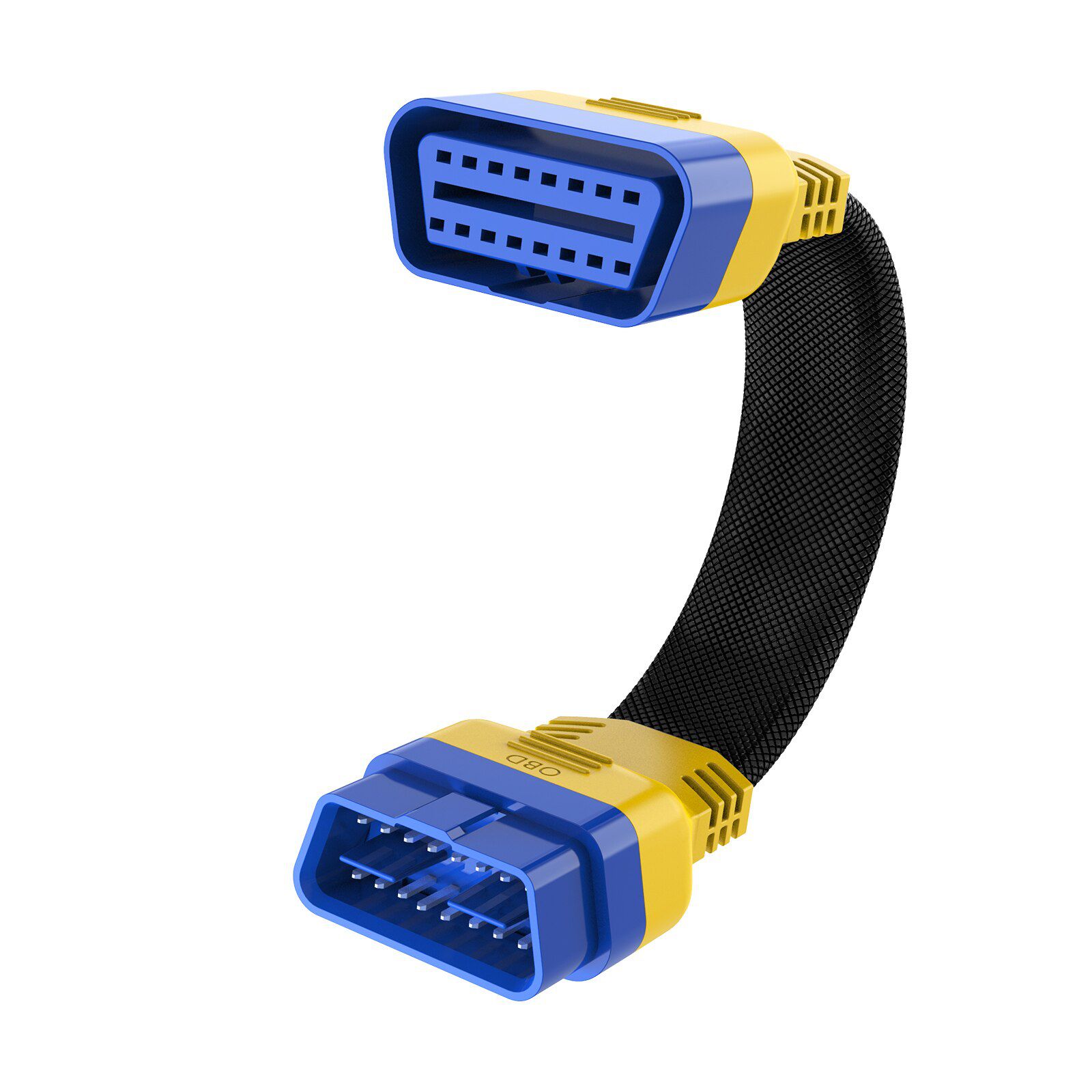 AUTOOL OBD2 II 16Pin Male To Female Car Gooseneck Extension Cable For Diagnostic Tool