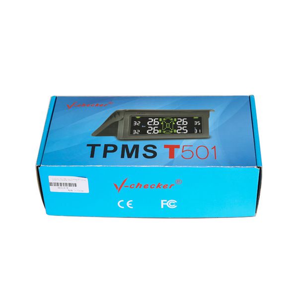 2017 V-checker T501 TPMS Tire Pressure Monitoring System Tire External Sensor Bluetooth Outside
