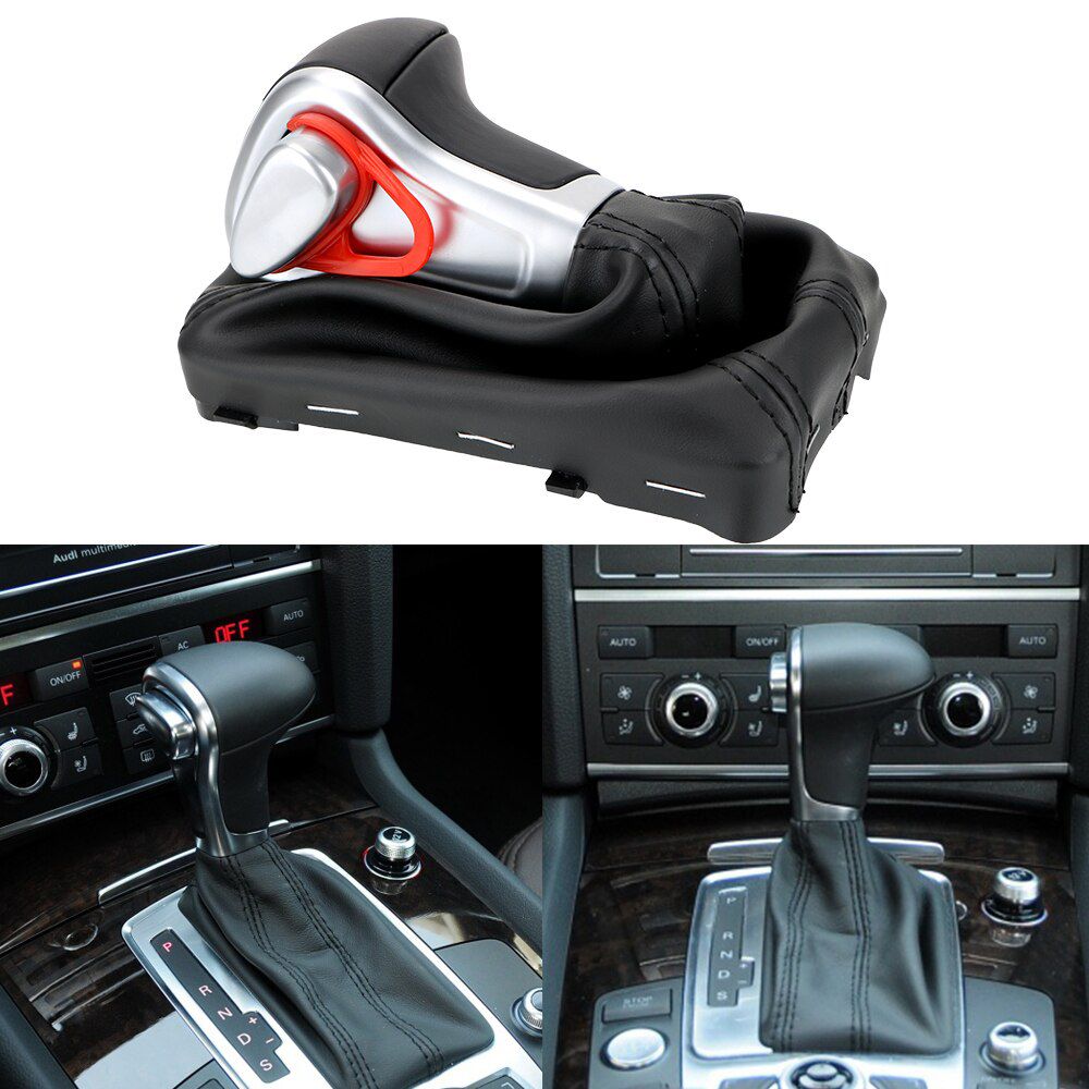 Car Automatic Chrome Auto Gear Shift Knob FOR AUDI A6 A7 A3 A4 A5 A6 C6 Q5 2009 2010 2011 2012 2014 4G1 713 139 R Accessories