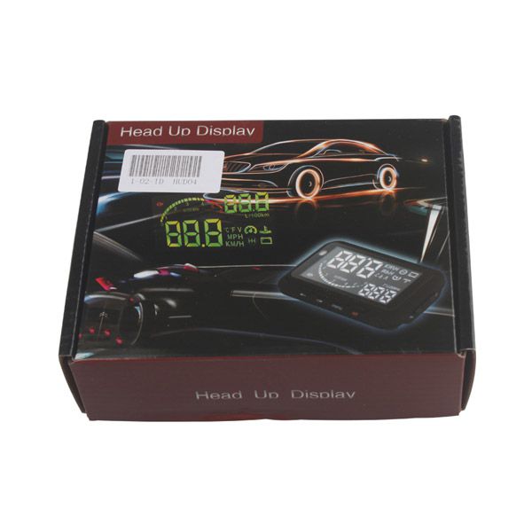 Car Head Up Display Vehicle-Mounted HUD Overspeed Warning OBD 2 System F02 On Sale