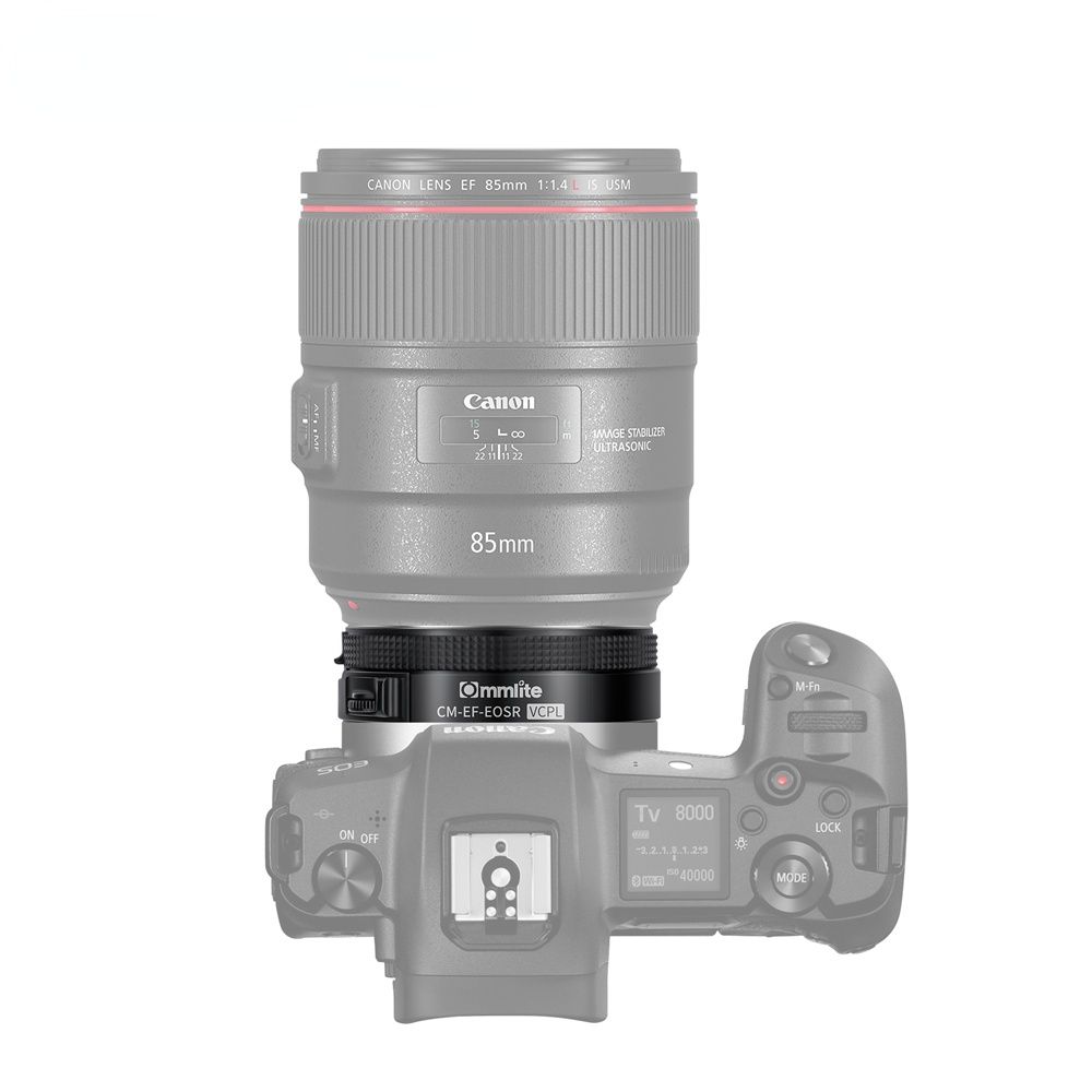 CM-EF-EOSR VCPL AF Mount Lens Adapter to Use for Canon EF/EF-S Lens to EOSR/RF Camera with Variable CPL