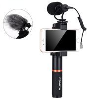 Smartphone Video Kit CVM-VM10-K1 Filmmaker Video Rig with Mini Video Microphone for iPhone/Samsung Huawei Android Phone