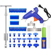 Car Body Dent Puller Auto Repair Kit Dent Remover with T bar Dent Puller for Car Dent Repair and Metal Surface Dent Removal Tool