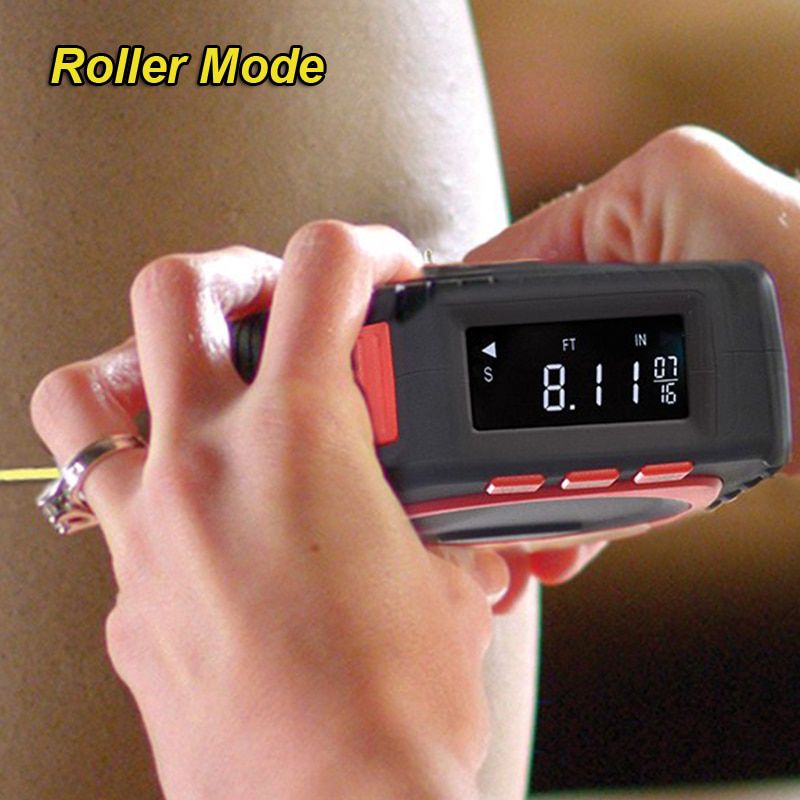 Multi-function Tape Measure Digital Laser Rangefinder Roller Cord  Ruler 3 in 1 Distance Round Irregular Shape Measurement Tool