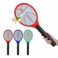 3 Color Cordless Battery Powered Electric Mosquito Killer Electric Mosquito Racket Bug Killer Household Bug Killer Fly Trap