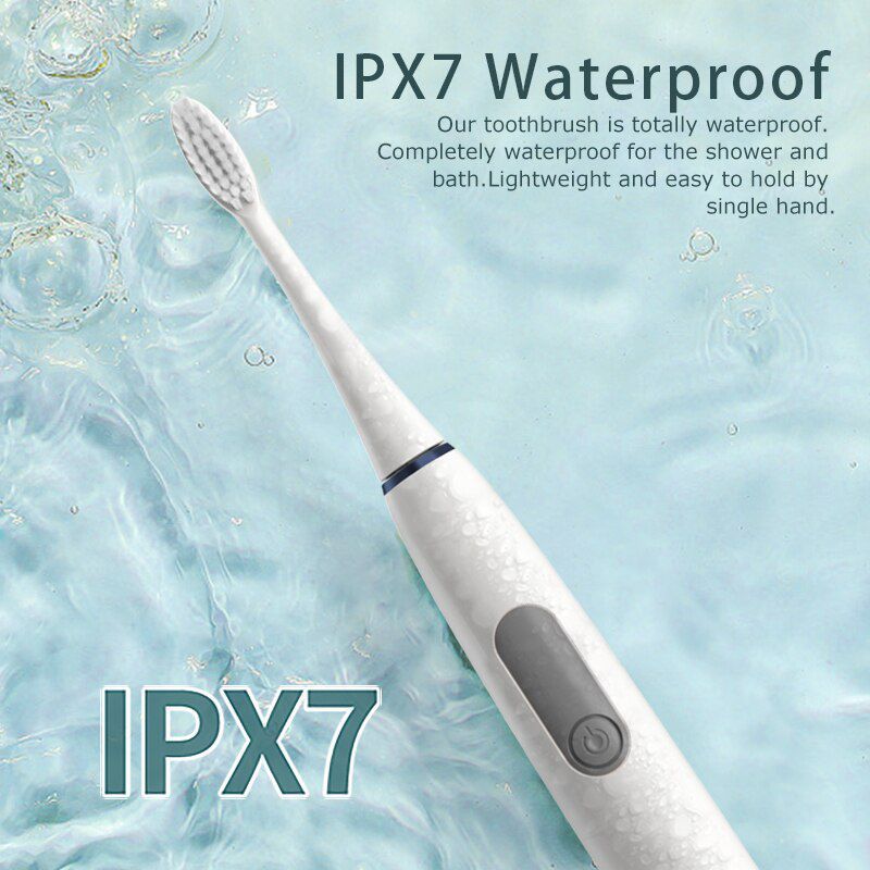 Simple Electric Ultrasonic Automatic Toothbrush Need AA Battery GIft 2 Heads Adult Gum Care Wahable Tooth Cleaning Brush
