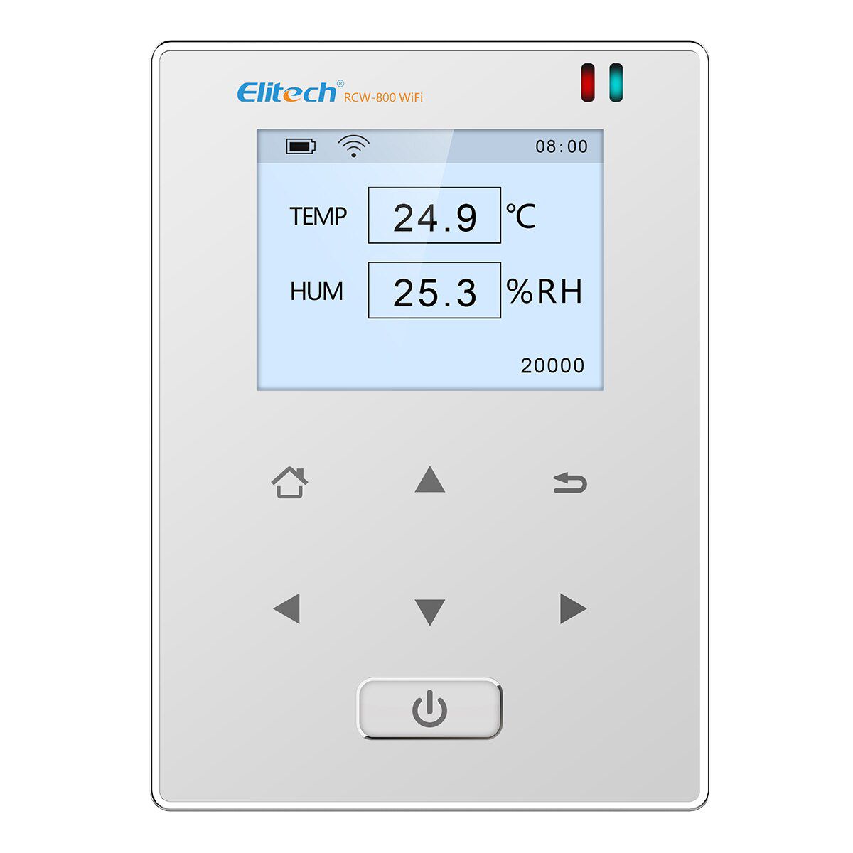 RCW-800 wifi Temperature and Humidity Data Logger Wirelesss Remote Monitor. Free 24/7 Monitoring, Alerts & Historical Data Logger
