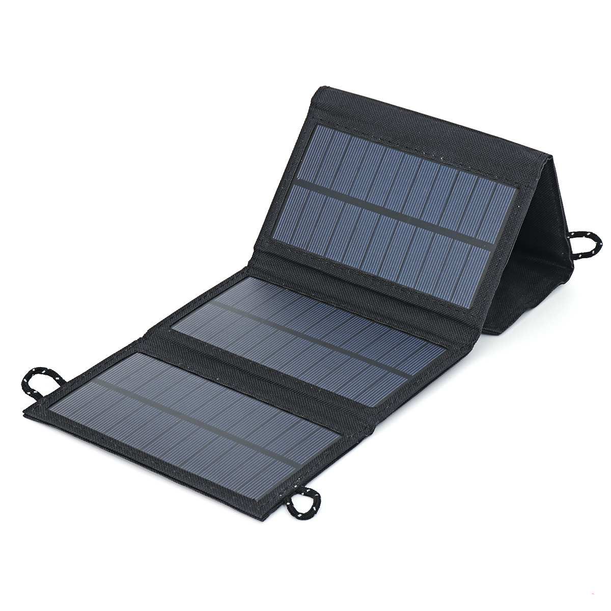Foldable 50W Solar Panel Charger Usb Solar Battery Pack Camping And Hiking Solar Charging Device Power Supply Outdoor Indoor