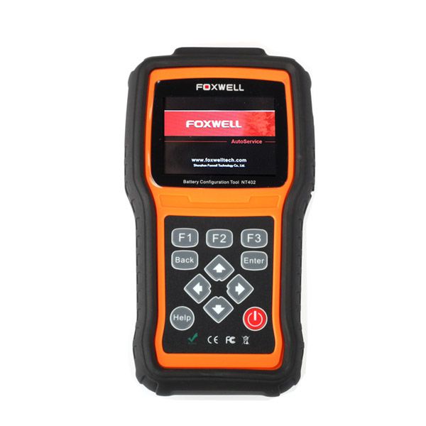 Foxwell NT402 Battery Configuration Tool Free Update Online for 18 Months