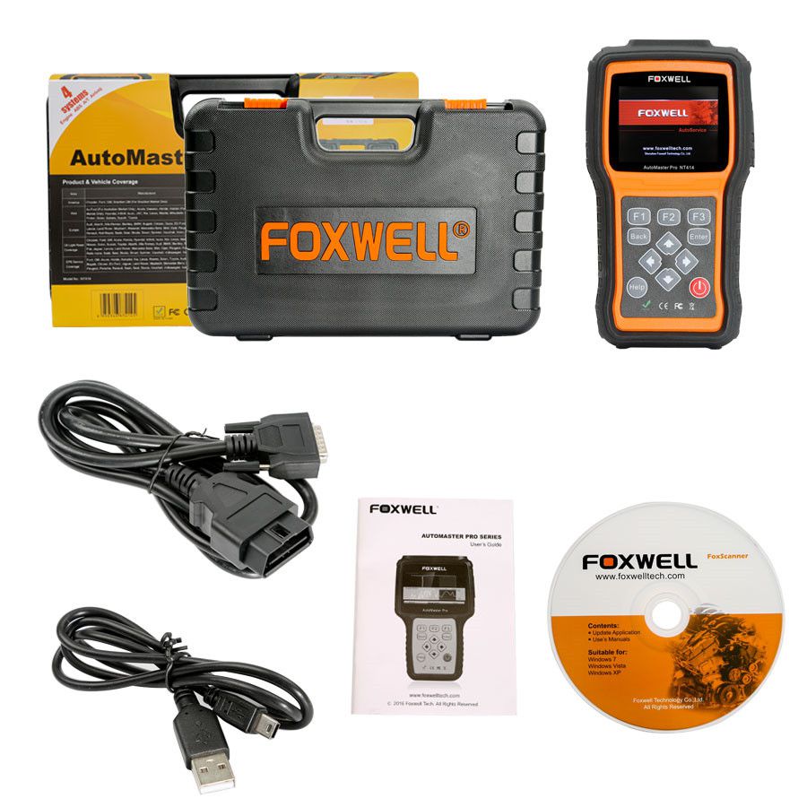 Foxwell NT414 All Brand Vehicle Four Systems Diagnostic Tool