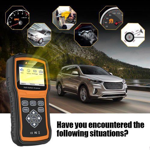 Foxwell NT530 BMW Full System Scanner with SRS, ABS, EPB, Oil Reset, DPF, SAS and Battery Registration Support BMW 2018/2019 & F Chassis