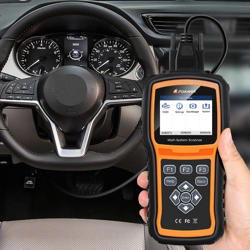 Foxwell NT530 Multi-System Scanner with 1 Free Car Make Update Version of NT520 Pro/NT510