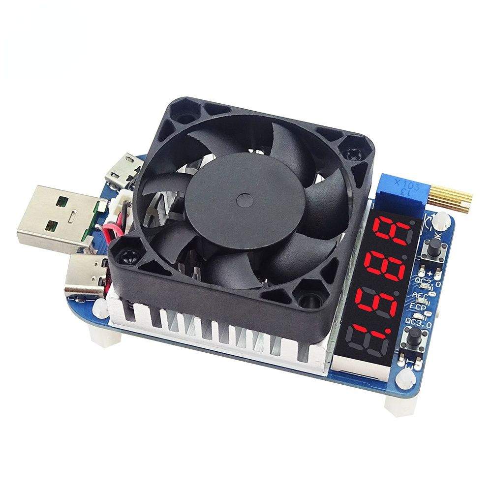 HD25 HD35 Trigger QC2.0 QC3.0 Electronic USB Load resistor Discharge battery test adjustable current voltage for meter 35w