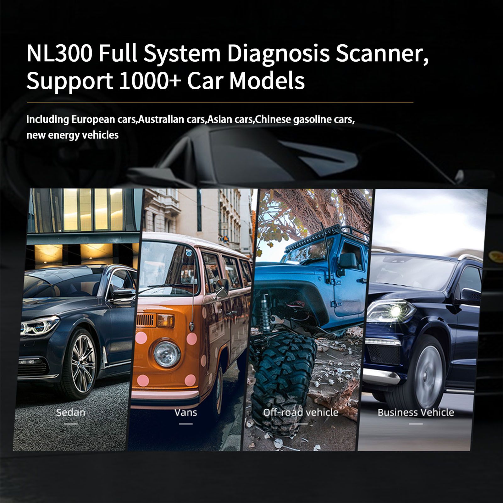 2022 Newest Humzor NEXZSCAN NL300 Full System Diagnoses Scanner With Multi-Reset Functions Free Software Update