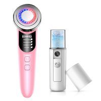 IPL Warm Vibration Massage Beauty Device Deep Cleansing Facial Skin Care Blackhead Remover Acne Portable Mini USB Moisturizer