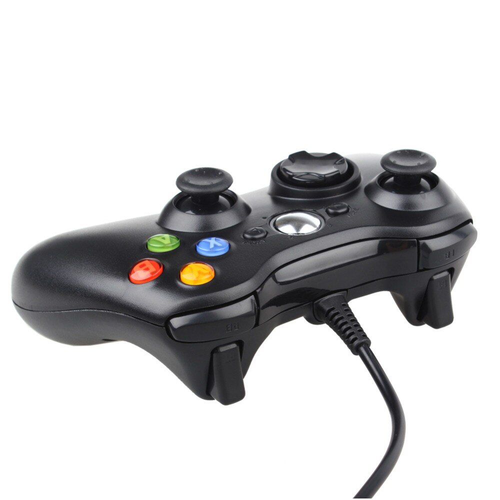Dikdoc For Microsoft PC Windows 7/8/10 USB Wired Joypad Gamepad Gaming Controller Built-in Double Vibration Controller Joysticks