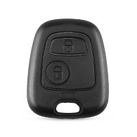 Key Shell For Peugeot 107 207 307 407 406 806 For Citroen C1 C2 C3 C4 C5 Picasso Berlingo Saxo 2 Button Remote Key Case