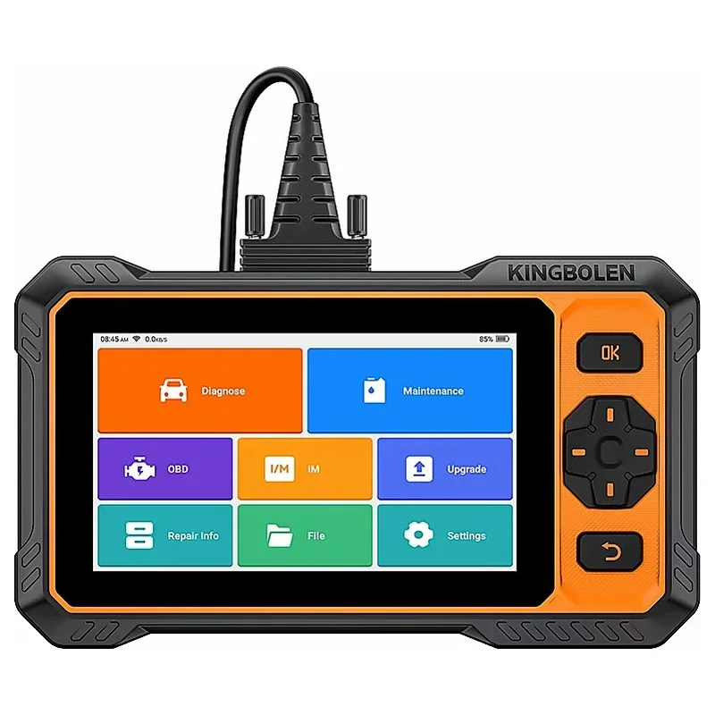 KINGBOLEN S6 Pro Automotive Diagnostic Scanner – CAN FD Active Test, Full System Support, 20 Resets, and Lifetime Updates