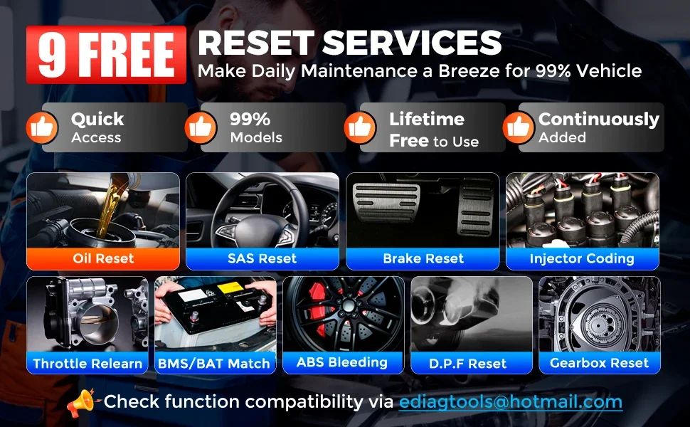 9 maintenance reset functions