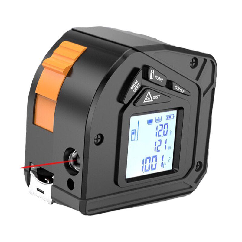 Rechargeable Laser Distance Meter Laser Tape Measure Digital Distance Meter Digital Electronic Roulette Stainless Tape Measure