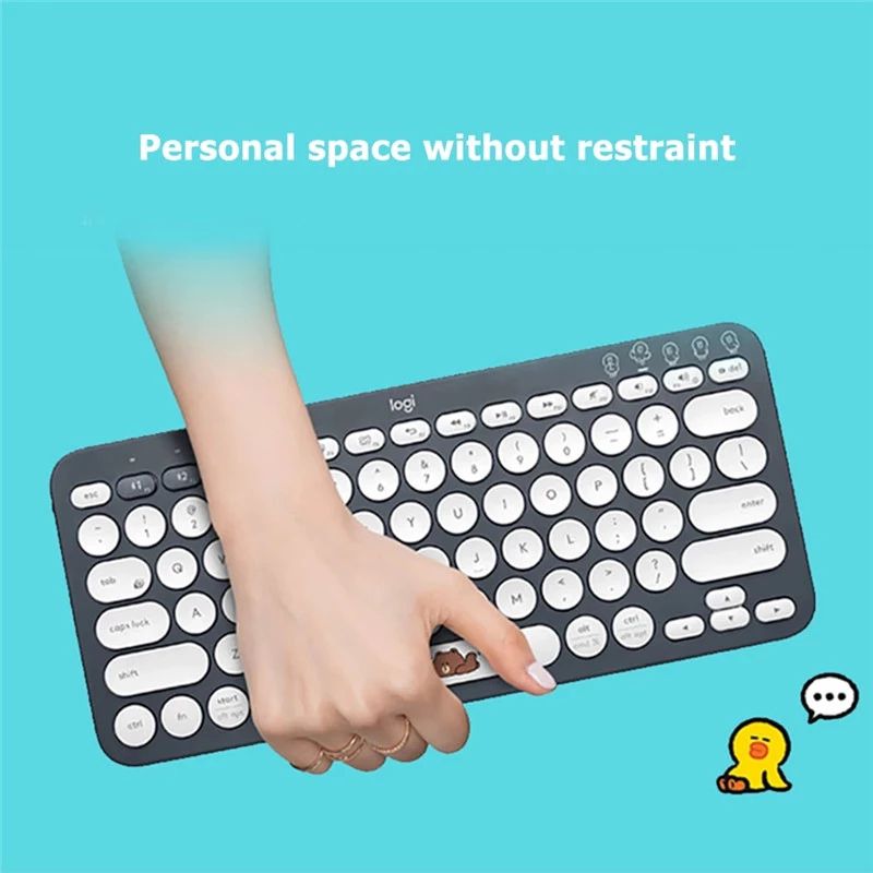 Logitech K380 Wireless Bluetooth Keyboard Multi-device Portable Ultra-thin Keyboards For Windows Android ios universal Original