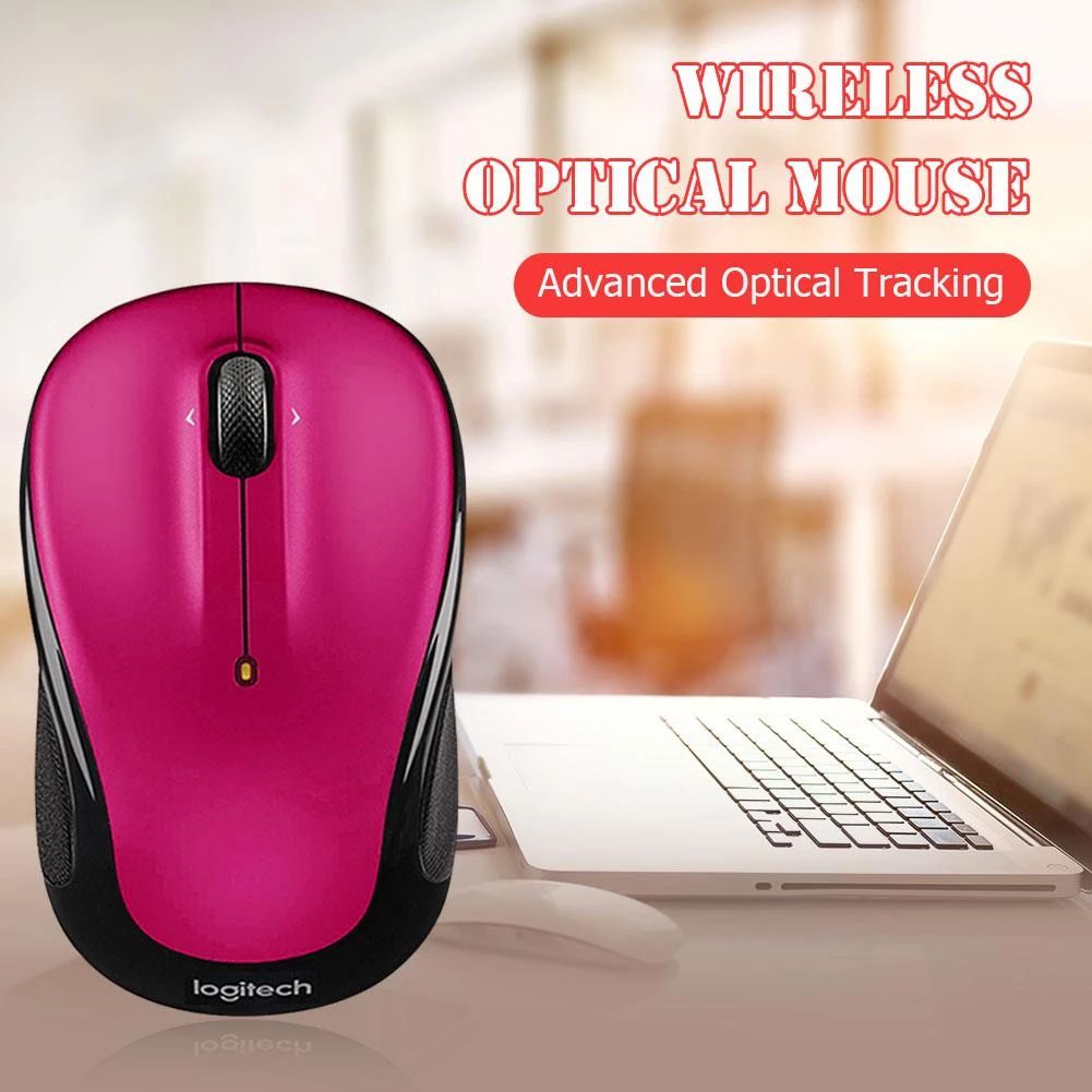 Logitech M325 Wireless Mouse 1000 DPI  2.4G Nano Receiver Wireless Mice 3 Buttons For Laptop Office 100% Original