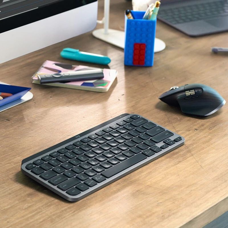 New Logitech MX Keys Mini Wireless Keyboard  Bluetooth 2.4GHz Keyboard Wireless Illuminated Keyboard USB-C Rechargeable