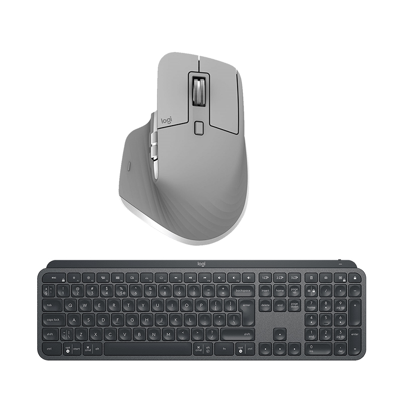 Logitech MX Keys Wireless Bluetooth Keyboard MX Master3 Wireless Bluetooth Mouse 2.4GHz Dual-Mode Home Office Mouse Set