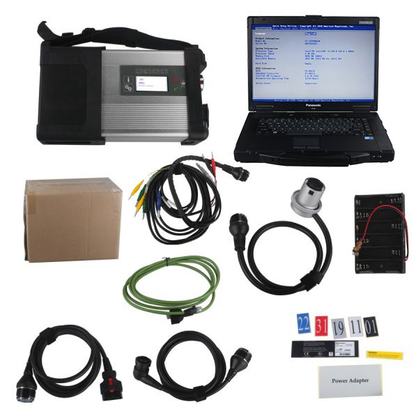 V2021 MB SD C5 Star Diagnosis Plus Panasonic CF52 Laptop Software Installed Ready to Use