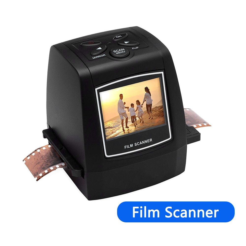 MINI 5MP 35mm Negative Film Scanner Negative Slide Photo film Converts USB Cable LCD Slide 2.4