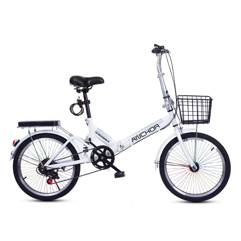 Mountain Folding Bike Variable Speed Road Bike BMX Single Speed Children's Bicycle 16.20 Inch Portable Male and Female Bicycle
