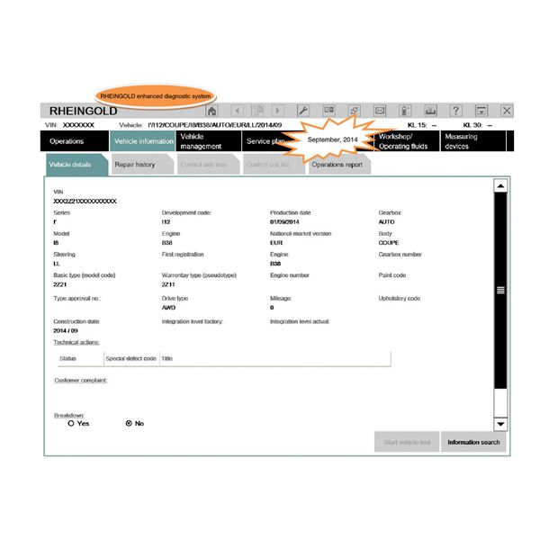 2014.11 BMW Rheingold ISTA-D 3.45.40 ISTA-P 53.5.003 Software HDD Multi Language Expert Mode