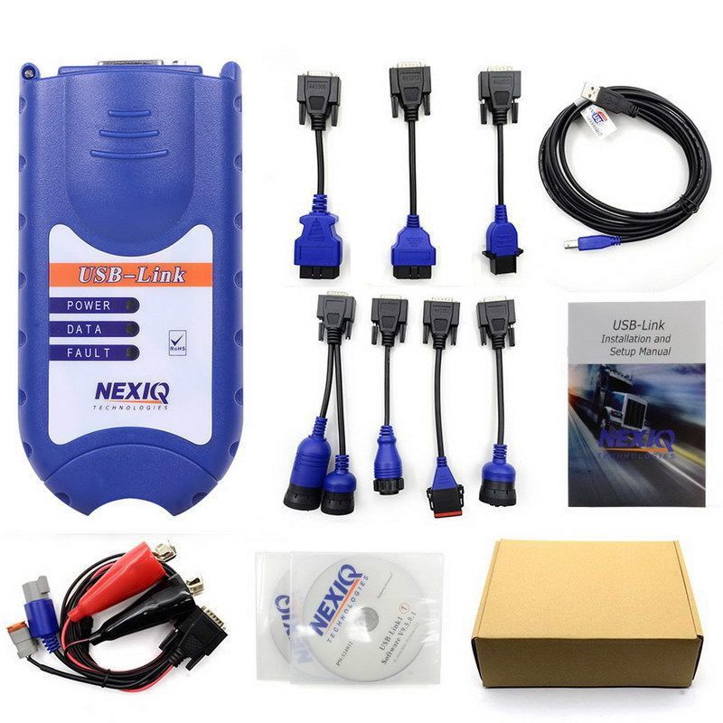 NEXIQ Auto Heavy Duty Truck Scanner tool NEXIQ USB Link + Software Diesel Truck Interface