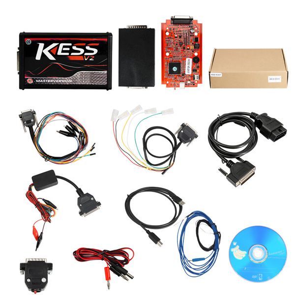 Online Version Kess V2 V5.017 with Red PCB Supports 140 Protocol No Token Limited