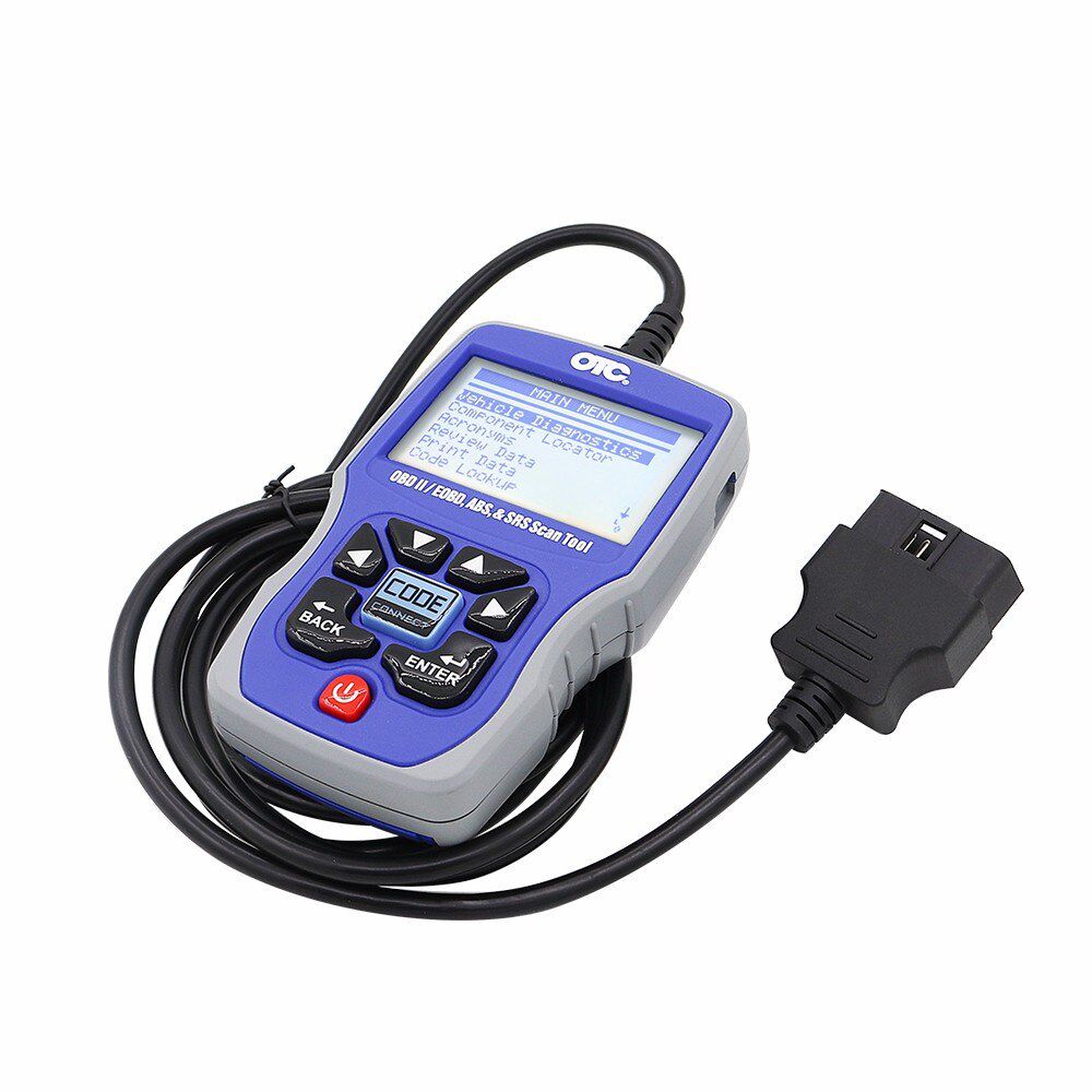 OTC 3111 PRO Trilingual Scan Tool OBD II, CAN, ABS & Airbag OBD2 Code Reader Read and erase DTCs