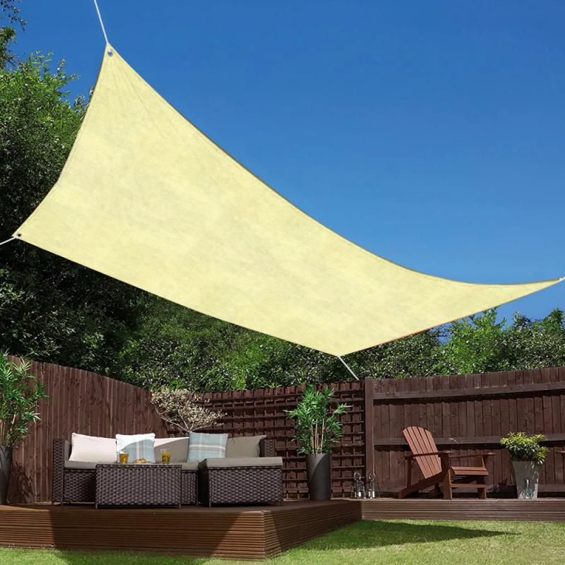Outdoor Awnings Square Sun Shade Sail Awning Waterproof UV Blocking Garden Shelter Gazebos Pool Awning Party Tent Camping Tent