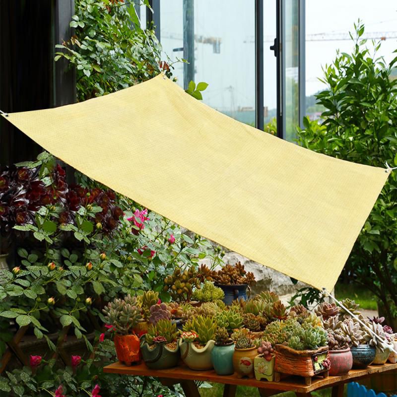 Outdoor Awnings Square Sun Shade Sail Awning Waterproof UV Blocking Garden Shelter Gazebos Pool Awning Party Tent Camping Tent