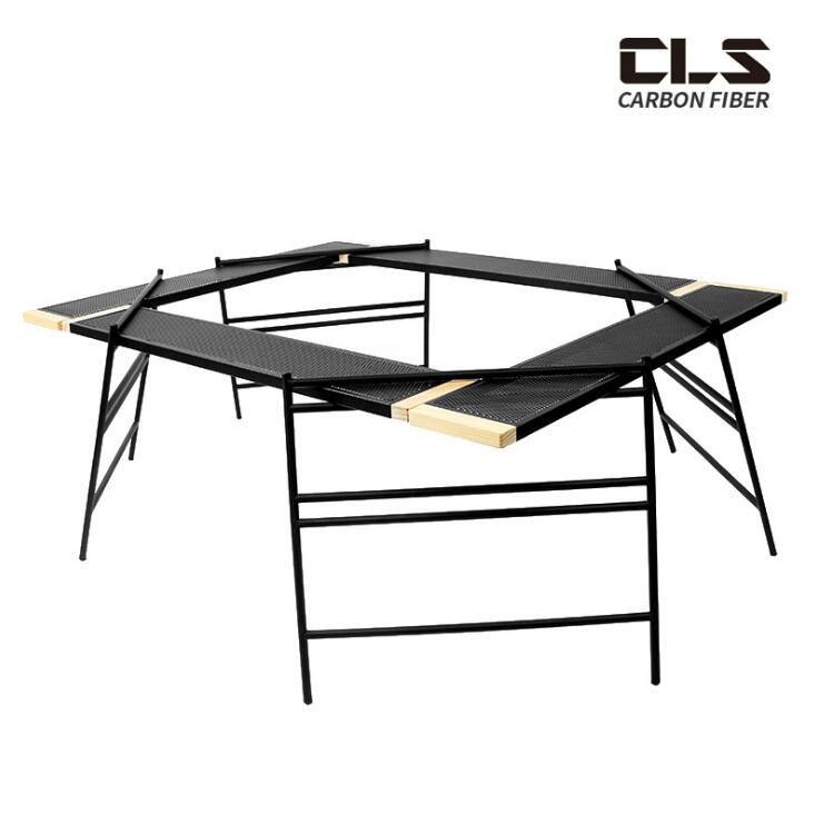 Outdoor Splicing Folding Table Camping Fire Place Table Portable Picnic BBQ Party Foldable Desk With Storage Bag