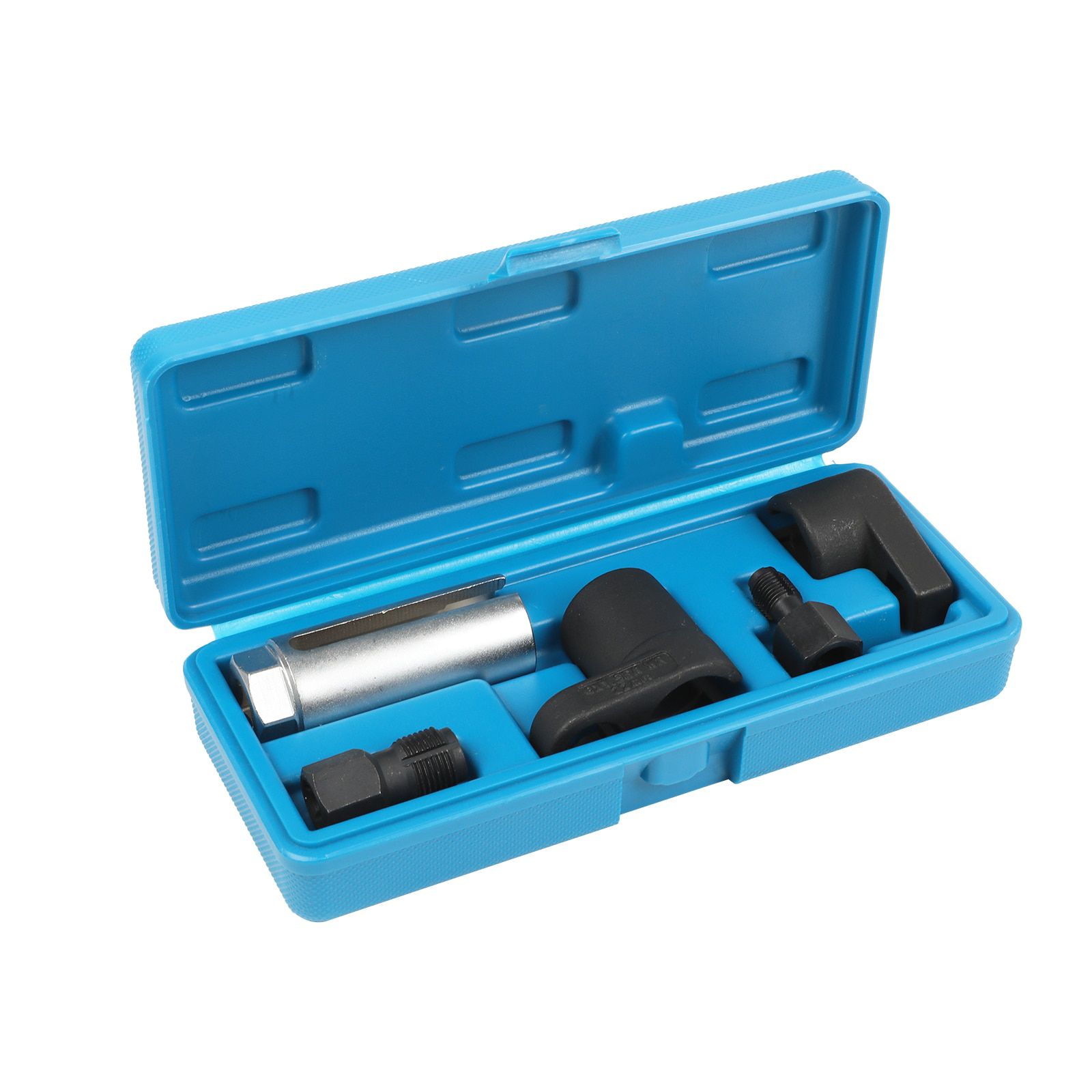 MR CARTOOL 5pcs Oxygen Sensor Wrench Kit Thread Chaser Tool Fit for Auto O2 Socket Removal Install Offset Vacuum Sensor Socket