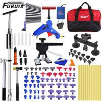 Auto Body Paintless Dent Repair Removal Tool Kits Dent Lifter Bridge Glue Puller Kits with Tool Bag