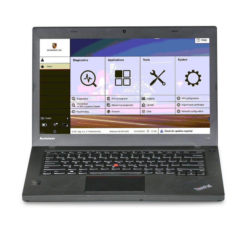 High Quality Porsche Piwis III With 39.700 + 38.000 Software 500G SSD On Lenovo T440 I5 CPU Laptop Ready To Use