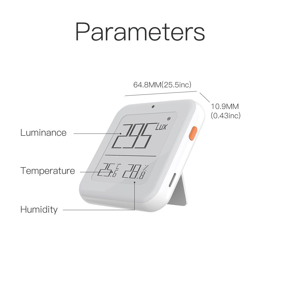 WIFI/ZigBee/BT Tuya Smart Temperature and Humidity Sensor Smart Temperature Humidity Detector APP Remote Work With Alexa Google