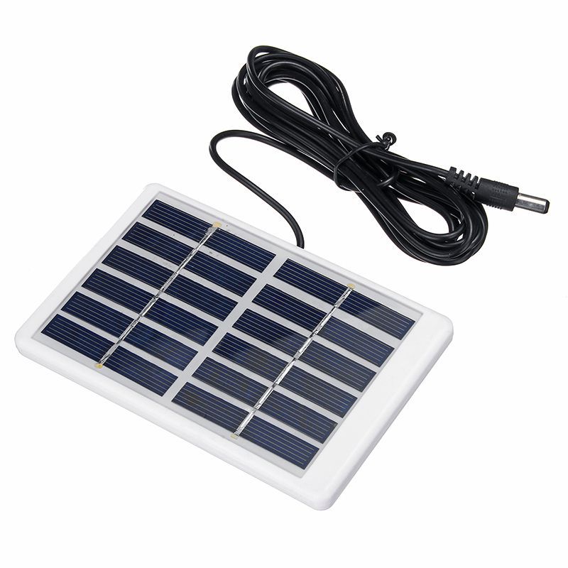 5W 5V Solar Panel Outdoor Solar Charger Panel 3 Meter Cable Climbing Fast Charger Polysilicon Tablet Solar Generator Travel